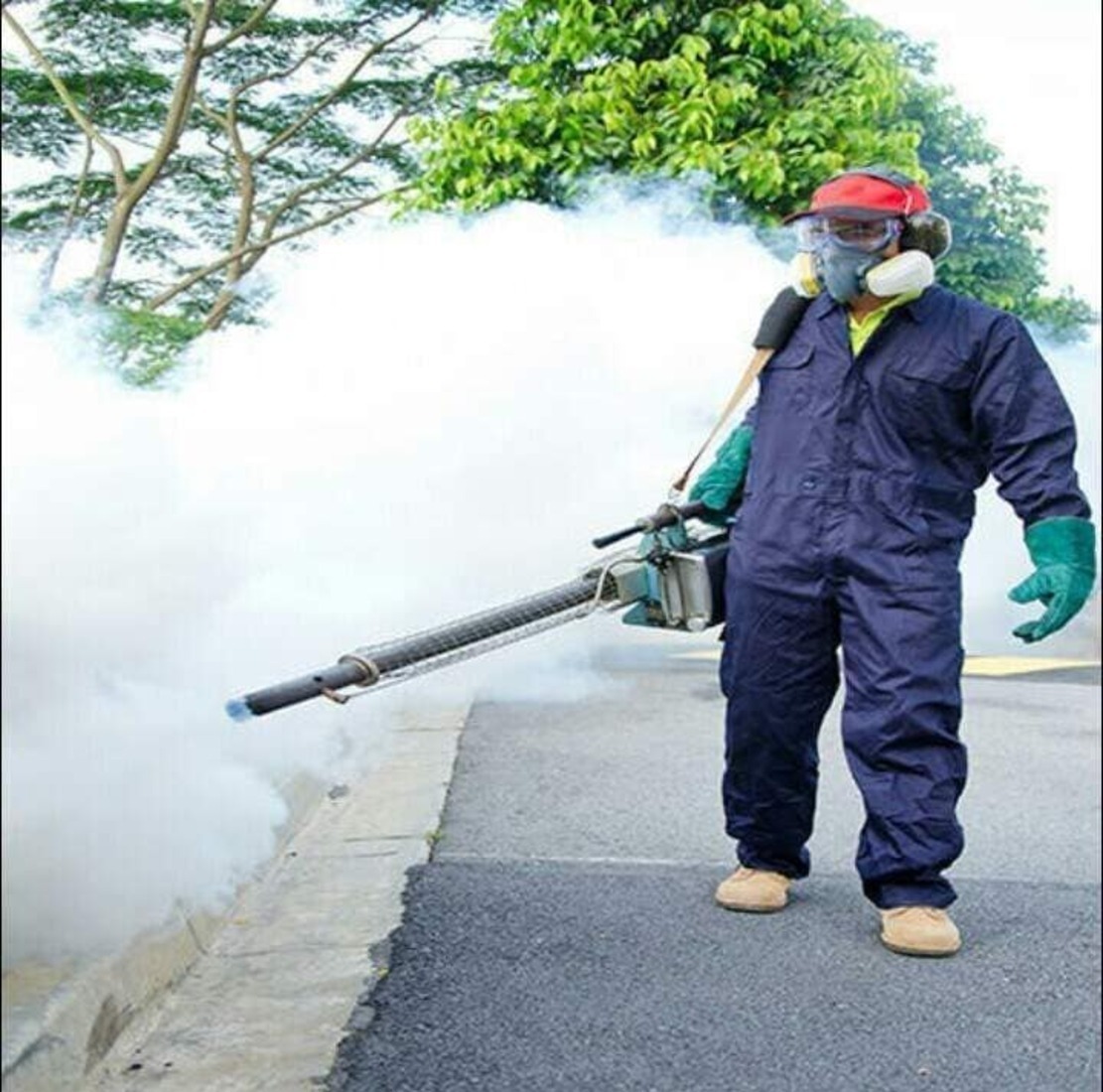 Mosquito control treatment for residential areas in Guntur